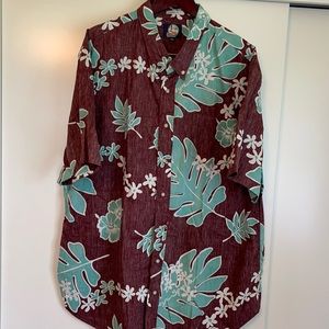 Reyn Spooner Aloha Hawaiian Shirt 3XL Tailored Fit